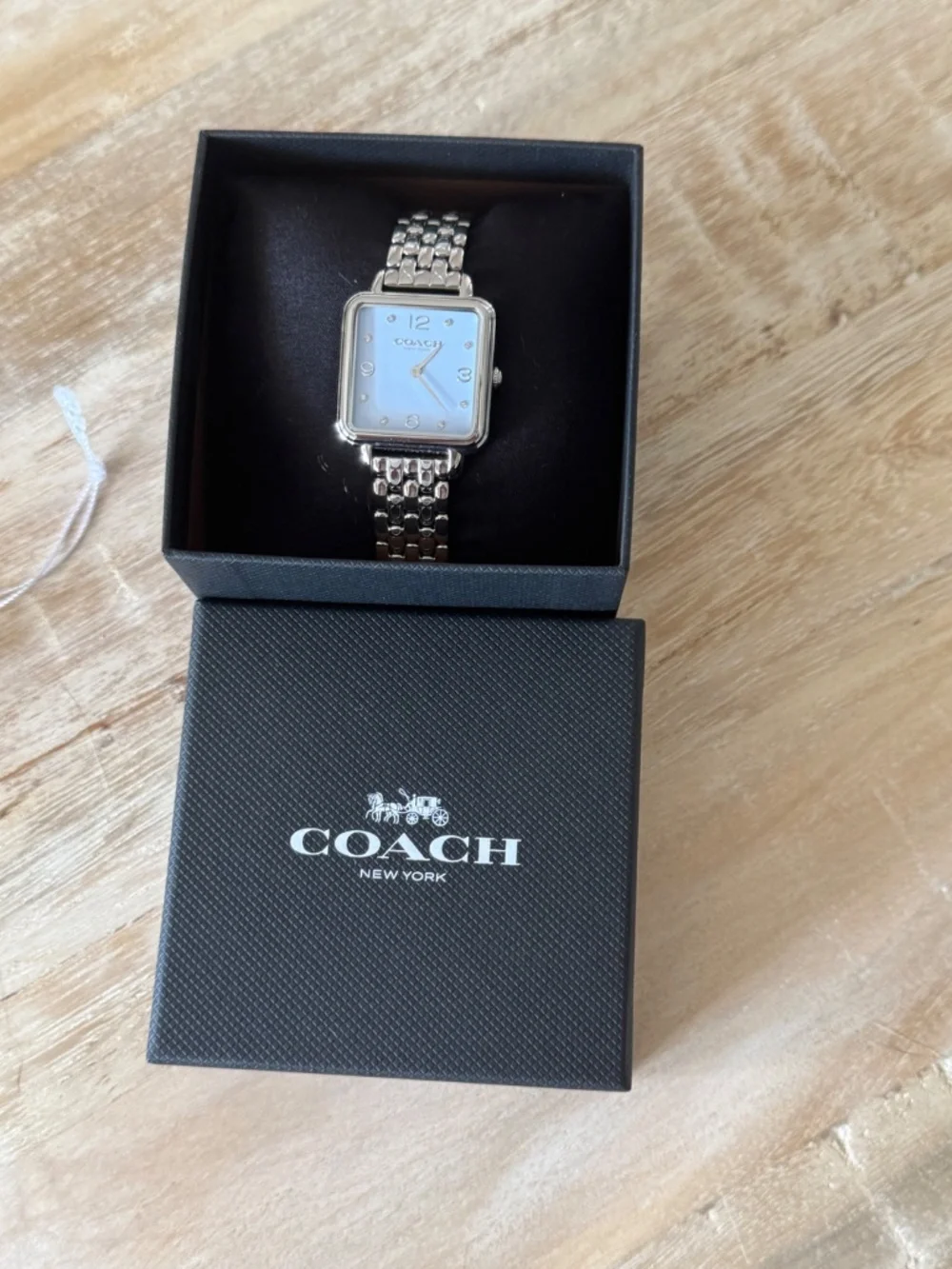 Coach Cass Watch Womens Light Blue & Silver SS 28mm CAZ19